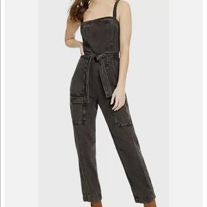 Free People Go West Utility Jumpsuit, L